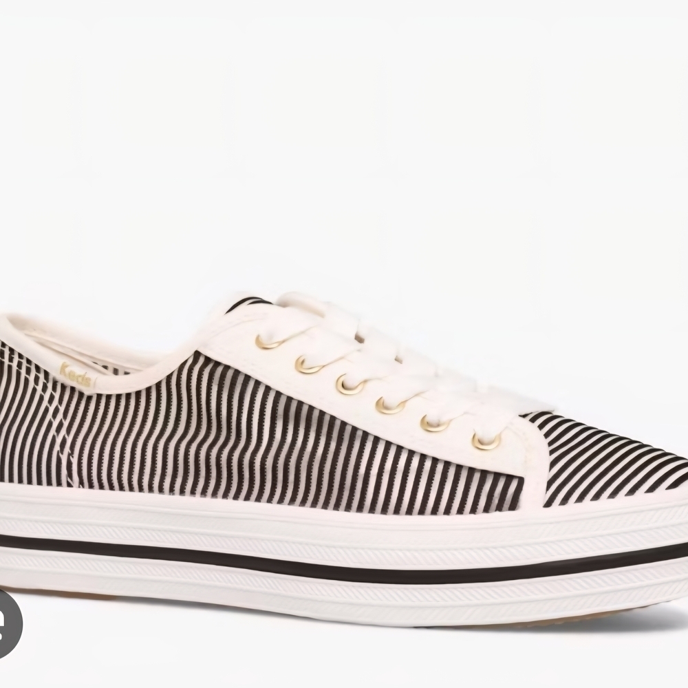 Keds Women's Monochrome Striped Sneakers